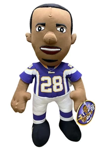 #28 ADRIAN PETERSON 14" Plush Doll MINNESOTA Vikings BLEACHER CREATURES - Picture 1 of 7