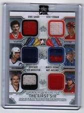 2013-14 Superlative The First Six Rivalry Toronto Expo Six Jersey #/9 (ref 8713)
