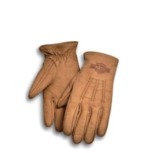 100% Pure Leather Biker Gloves