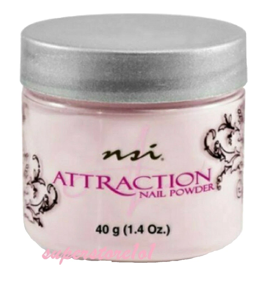 Акриловая пудра для ногтей NSI Attraction — 40 г (1,4 унции) - ЧИСТО РОЗОВЫЙ!!!! - Изображение 1 из 4