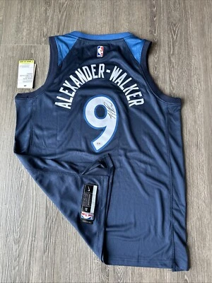 Nickeil Alexander Walker Minnesota Timberwolves Autograph Signed Jersey! Psa Coa - Image 1 of 3