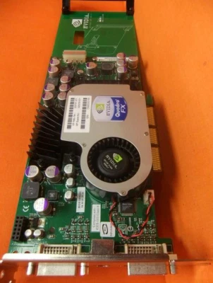 NVIDIA 326797-001 329259-001 Qua FX2000 AGP 8X graphics board - 128MB DDR2 SDRAM - Image 1 of 3