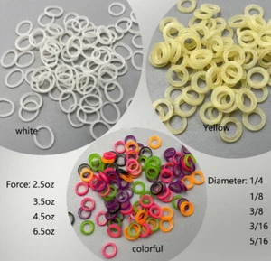 1000pcs Dental Orthodontic Rubber Bands Elastics Latex Braces 2.5 3.5 4.5 6.5 - Picture 1 of 12