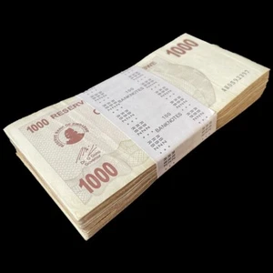 Zimbabwe 100 x 1000 Dollars 2006 - Pick- 44 - Bundle 100 PCS – USED - Picture 1 of 2