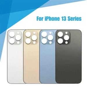 Cubierta trasera de vidrio de repuesto agujero grande para iPhone 13/13 Mini/13 Pro/13 Pro Max - Imagen 1 de 11