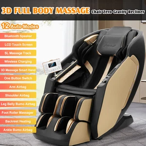 Full Body Zero Gravity Recliner Massage Chair SL-Track,Wireless Charging,12Modes - Picture 1 of 24