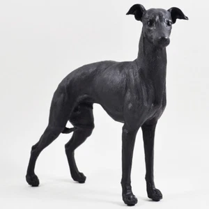 Estatuilla de galgo de pie estatua resina escultura adorno de perro - Imagen 1 de 5