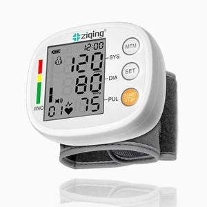 Automatic Wrist Blood Pressure Monitor BP Cuff Heart Rate Machine - Picture 1 of 12