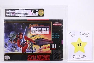 Super Star Wars The Empire Strikes Back Nintendo SNES New 1998 Sealed  VGA 90+ - Image 1 of 2