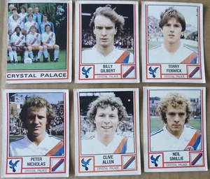 CRYSTAL PALACE PANINI'S FOOTBALL 81 STICKERS FIGURINE PANINI x 6 - Picture 1 of 14