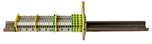 Siemens Terminal Strip with DIN Rail 8WA1-011-3DF21 600V 22-12 AWG - Picture 1 of 8