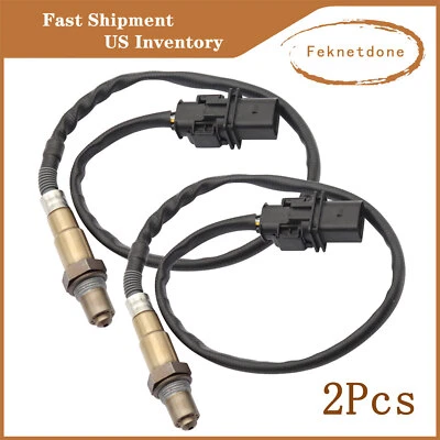 2x Sensor de oxígeno relación combustible aire ajuste O2 Mercedes-Benz GLK350 ML350 S400 S550 BMW Foto 1 de 4