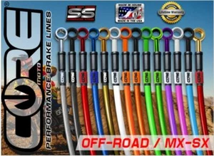 COREMOTO FRONT & REAR BRAKE LINE KIT KTM SMC SUPERMOTO ENDURO R - Picture 1 of 10