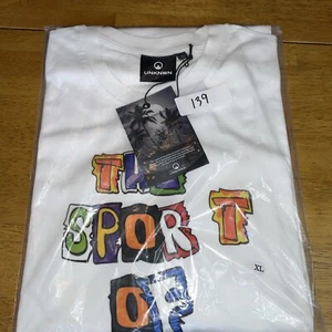 UNKNWN Graphic Tee White The Sport of Fashion NWT $50 Retail Sz XL - Picture 1 of 5