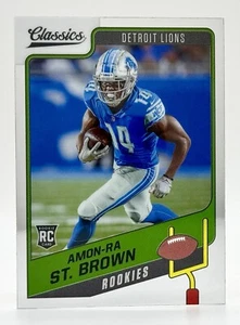 2021 Panini Classics Premium Edition #178 Amon-Ra St Brown RC Detroit Lions - Picture 1 of 2