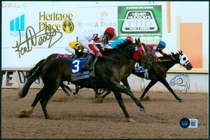 KENT DESORMEAUX Signed 8x12 Photo On POLITICALLYCORRECT Breeders Cup Jockey BAS - Picture 1 of 2