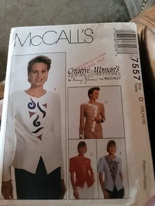 McCall's Nancy Zieman MUSTER #7557 Misses gefütterte oder ungefütterte Jacken 12-14-16 - Bild 1 von 1