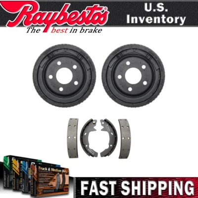 Kit trasero Raybestos tambores de freno y zapatas de freno para Ford Taurus 1993-2000 Foto 1 de 4