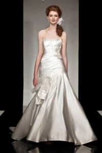 2 🟣 Martina Liana | ML287 | Size 14 | Ivory Silk Wedding Dress - Picture 1 of 11