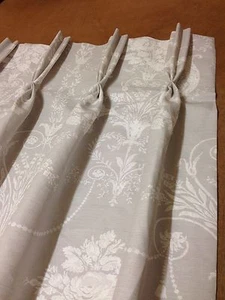 Laura Ashley Josette grau, extra lang, Faltenvorhänge, 3 Farben, Maßanfertigung - Bild 1 von 9
