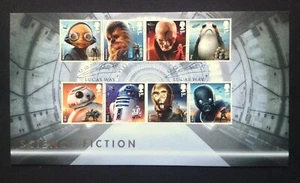 GB Buckingham 2017 Star Wars Set en Cubierta del Primer Día Lucas Way Haywards Heath SHS - Imagen 1 de 2