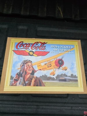 1994 Ertl NEW '29 Lockheed Air Express Coca Cola 1:25 bank airplane COKE Vintage - Image 1 of 2