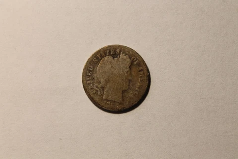 1898 O AG Silver Barber Dime,  1898O US Liberty Head 10 Cent 10C $.10 Cover
