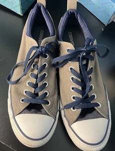 Converse All Star Sneakers Uomo 10 Donna 12 Grigio Blu Navy 9137695F Scarpe Basse - Foto 1 di 8