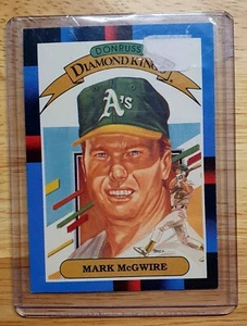 1987 Donruss Diamond Kings Mark McGwire No. 1 Baseball Card Mint - Picture 1 of 2