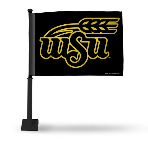 Wichita State Shockers Car Flag. Printed both sides. SAVE   #961 Cover