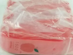 Bolsas Apple Mini Resellables con Cremallera 1.5" x 2" Rojo 1520 1000ct. NUEVO - Imagen 1 de 1