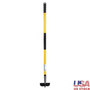 Garden Hoe 48in Fiberglass Handle Heavy Duty Steel Blade Durable Edging Tool New - Picture 1 of 2