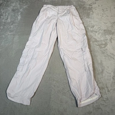 FP Movement Pants Womens Small Pink Cargo Baggy Pockets Wide Leg Casual Boho - Image 1 of 4