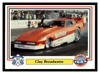 Clay Broadwater #57 1990 Checkered Flag IHRA - Image 1 of 2