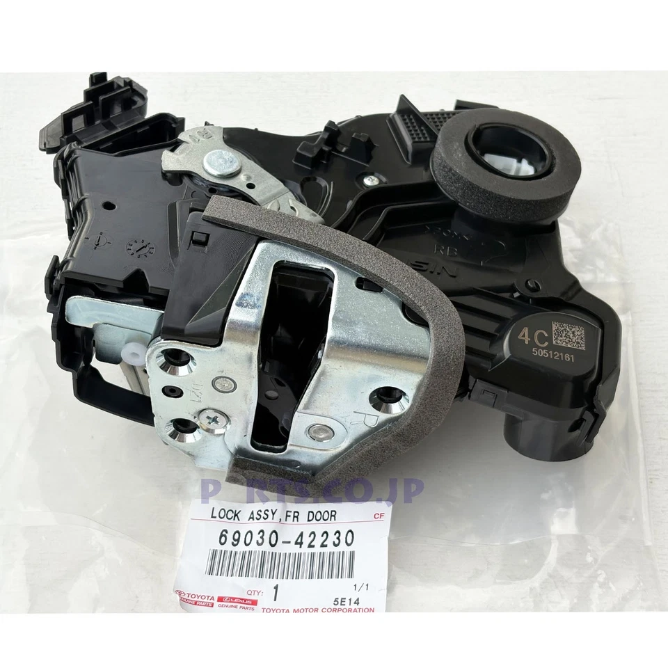 Conjunto de cerradura de puerta delantera genuina Toyota Lexus 69030-42230 con motor, derecha Foto 1 de 4