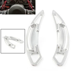 2pcs Aluminum Silver DSG Paddle Shifters Extensions Trim for Honda Accord 13-19 - Imagen 1 de 10
