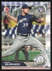 2019 Bowman #65 Corbin Burnes Rookie - Picture 1 of 2