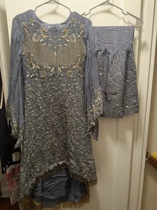 Pakistani Indian Wedding Party Garara Dress - Picture 1 of 7