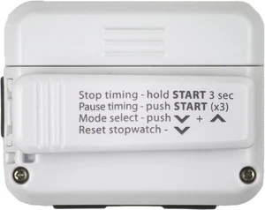 Gymboss Intervall-Timer und Stoppuhr - WEISS/GRAU GLÄNZEND - Bild 1 von 12