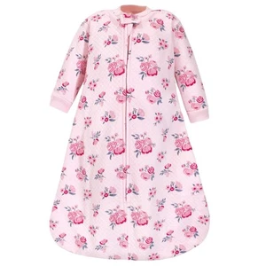 Unisex Baby Premium Quilted Long Sleeve Sleeping Bag and Wearable Blanket, Pi... - Picture 1 of 1