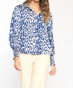 Entro Collared Button Up Top Size L - Picture 1 of 5