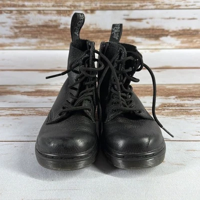Botas Dr. Martens 1460 Pascal mono T pretas tamanho EUA 10 AW004 SH09V biqueira desgaste - Imagem 1 de 4