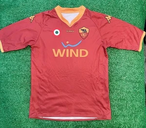 ROMA 2007 2008 HOME FOOTBALL SHIRT SOCCER JERSEY KAPPA Youth Size Large - Picture 1 of 5