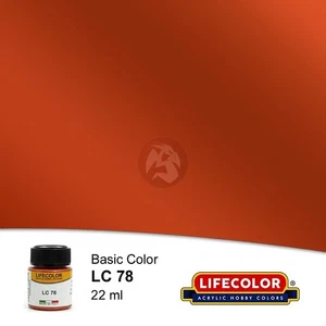LifeColor Acrylic Paint LC Basic Colors Gloss Copper (22ml Bottle) LC78 - Picture 1 of 1