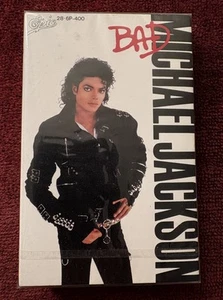 RARE SEALED! MICHAEL JACKSON Bad JAPAN CASSETTE 28.6P-400 SLIP CASE 1987 - Picture 1 of 6