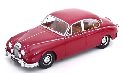 KK Scale 1:18 JAGUAR DAIMLER 250 V6 LHD RED INTERIEUR BROWN 1962 - KKDC181035 - Immagine 1 di 4