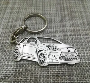 Citroen DS3,custom keychain,birthday gift,stainless steel,drive safe - Picture 1 of 1