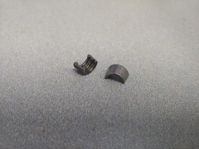 PAIR OF USED ORIGINAL PORSCHE 356C 911 912 930 928 944 924S VALVE KEEPER HALVES - Image 1 of 3