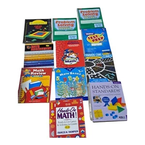 Lot of 12 Workbooks Homeschool 2-4th Grade Math Resources Curriculum Hands On - Imagen 1 de 24