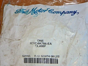 New Ford Hose Clamp 1C3Z-6K786-EA OEM - Picture 1 of 2